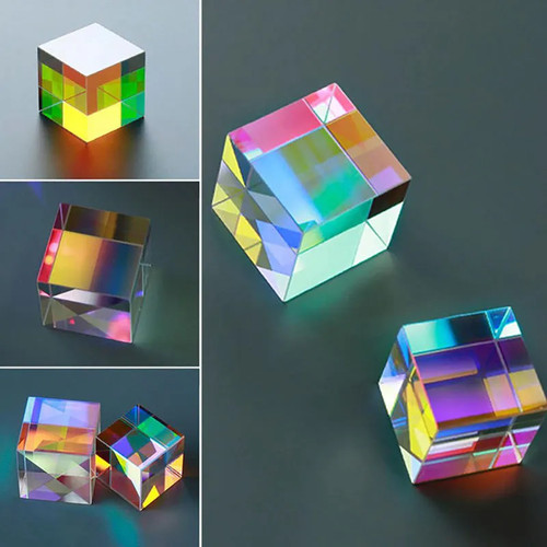 Optical glass cube - optical, dichroic
