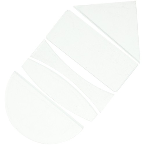 Set 5pz lenti ottiche vetro - ottiche,