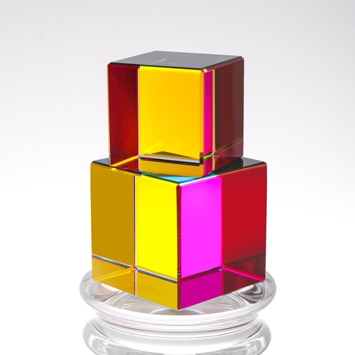 50mm color crystal cube - 40/50mm,