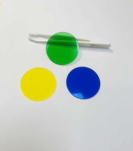 Filtro microscopio vetro